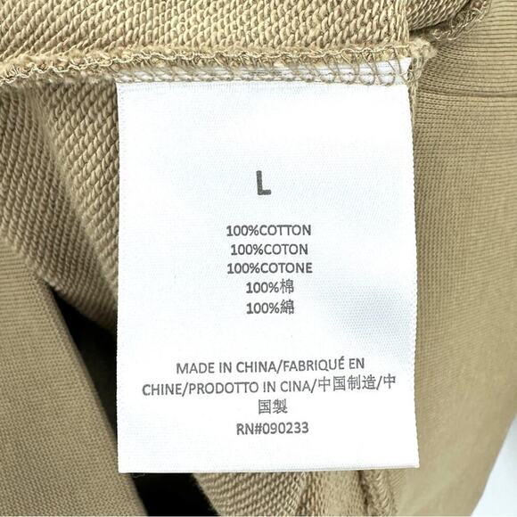 Essentials Tan Sleeve Sweatshirt sz L - Picture 4 of 6